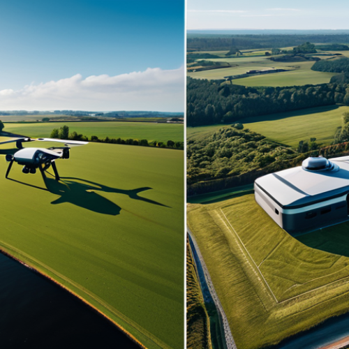 Home 23 Here are two professional image prompts for Stable Diffusion XL, focusing on the safe and innovative aspects of drone technology: